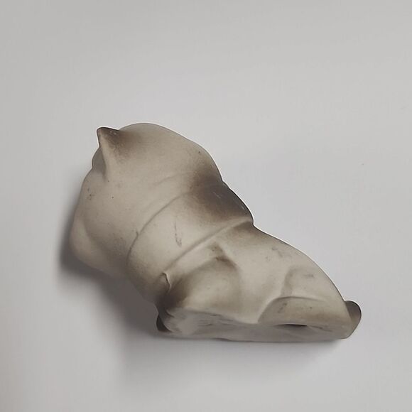 Vintage Bulldog with Blue Jeweled Eyes Mini Figurine USA - Picture 4 of 5